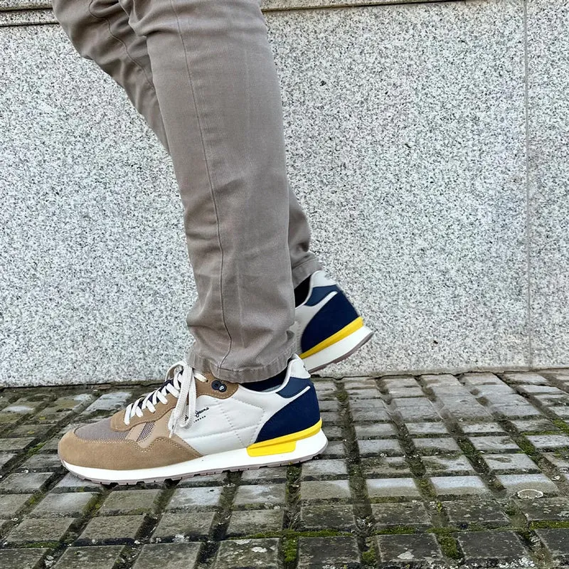 Zapatillas Pepe Jeans Brit Camp M PMS40030 Camel Beige