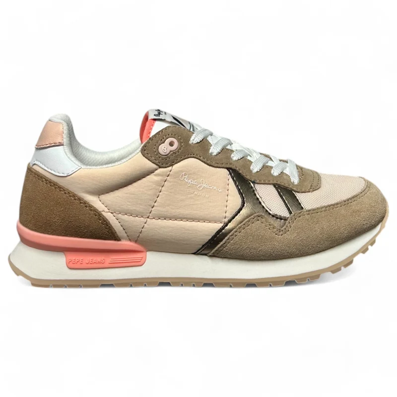 Zapatillas Pepe Jeans Brit Camp W PLS40038 Camel Beige
