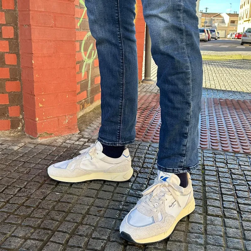 Zapatillas Pepe Jeans Marlon Divided M PMS60036 Blanco