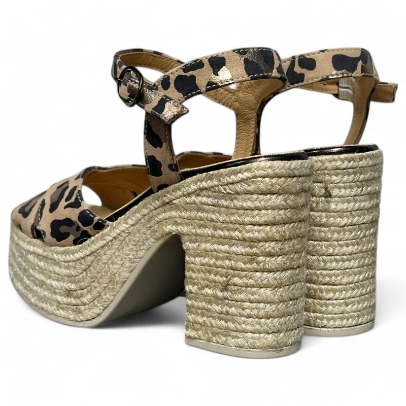 Sandalias de Esparto Gaimo Natalis Leo Metal Nude
