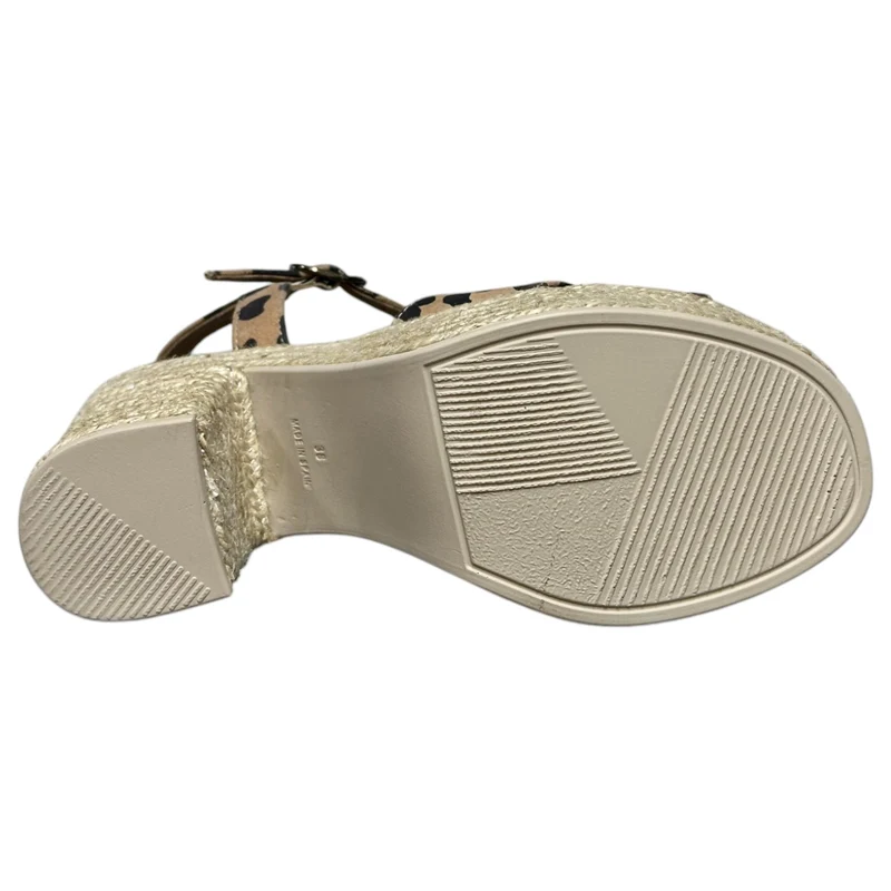 Sandalias de Esparto Gaimo Natalis Leo Metal Nude