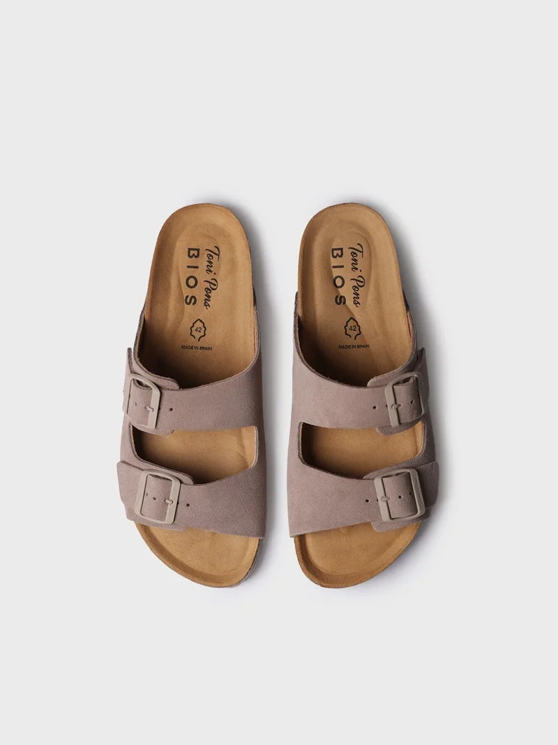 Sandalia de hombre con hebillas | GER-QT