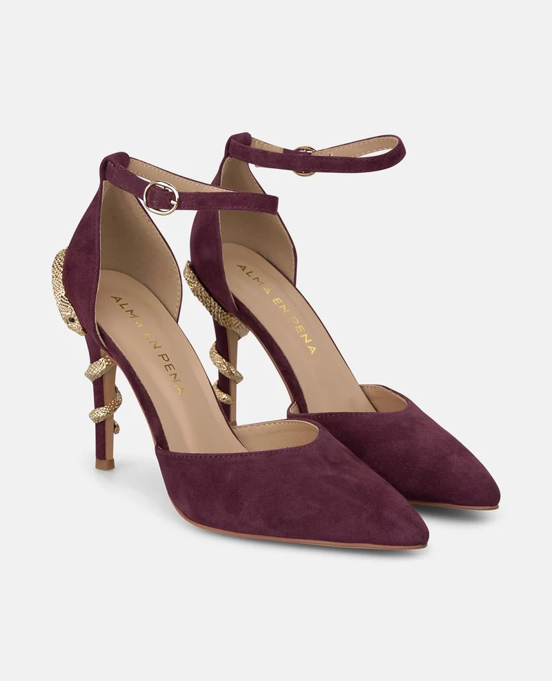 ZAPATO CON SERPIENTE TACÓN
