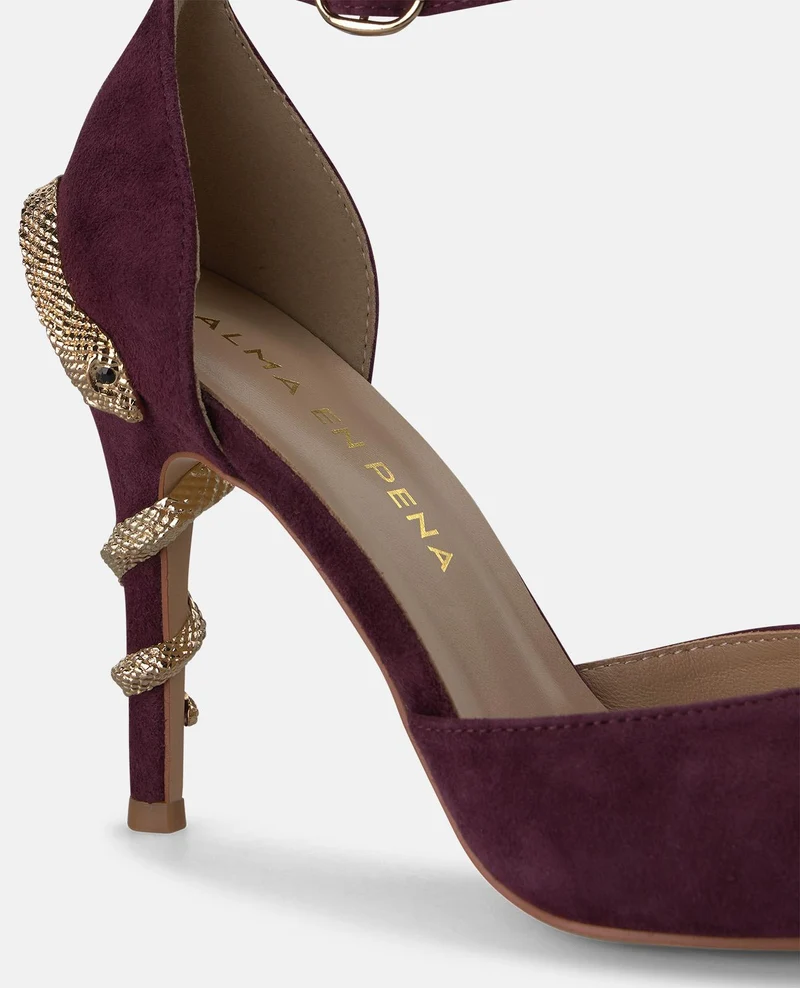 ZAPATO CON SERPIENTE TACÓN