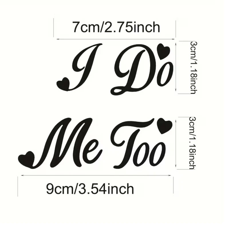 Miomu Set de Stickers “I Do / Me Too”