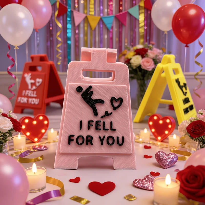 Miomu Letrero Decorativo de Amor, “I Fell For You”