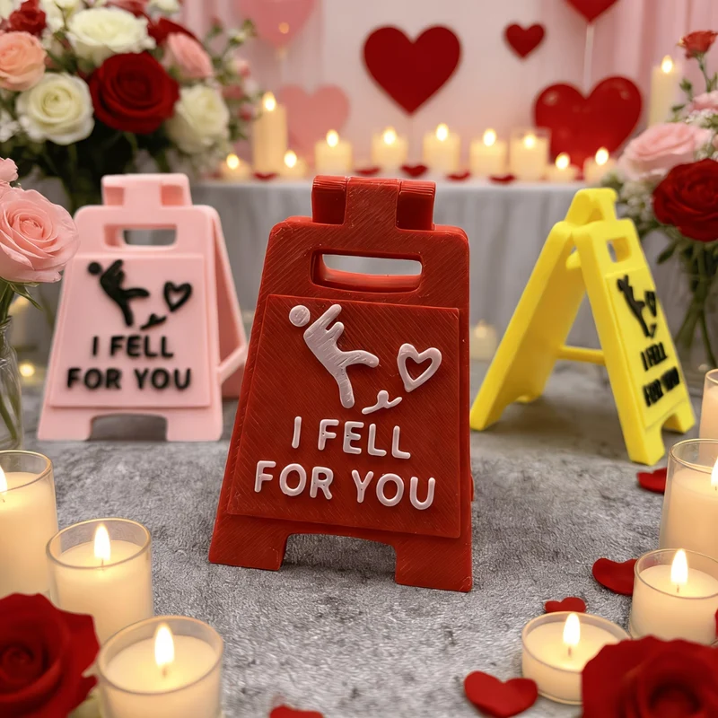 Miomu Letrero Decorativo de Amor, “I Fell For You”