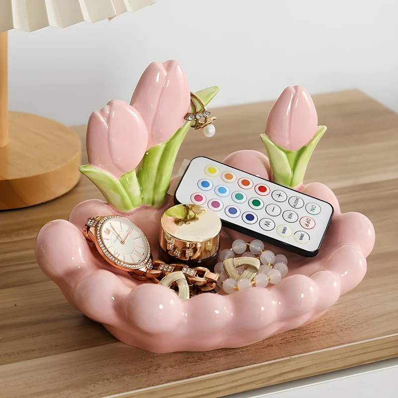 Miomu Joyero de Cerámica, Tulipanes en Versalles