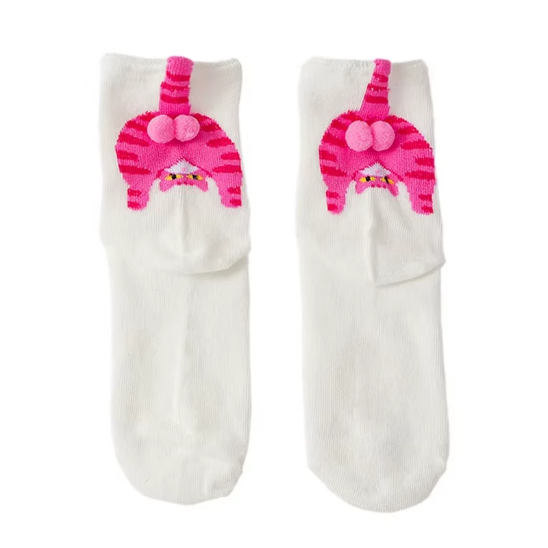 Miomu Calcetines Unisex, Diseño Gatito 3D