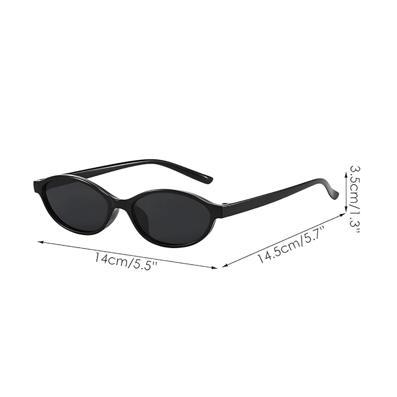Miomu Lentes de Sol Noir Vintage para Mujer