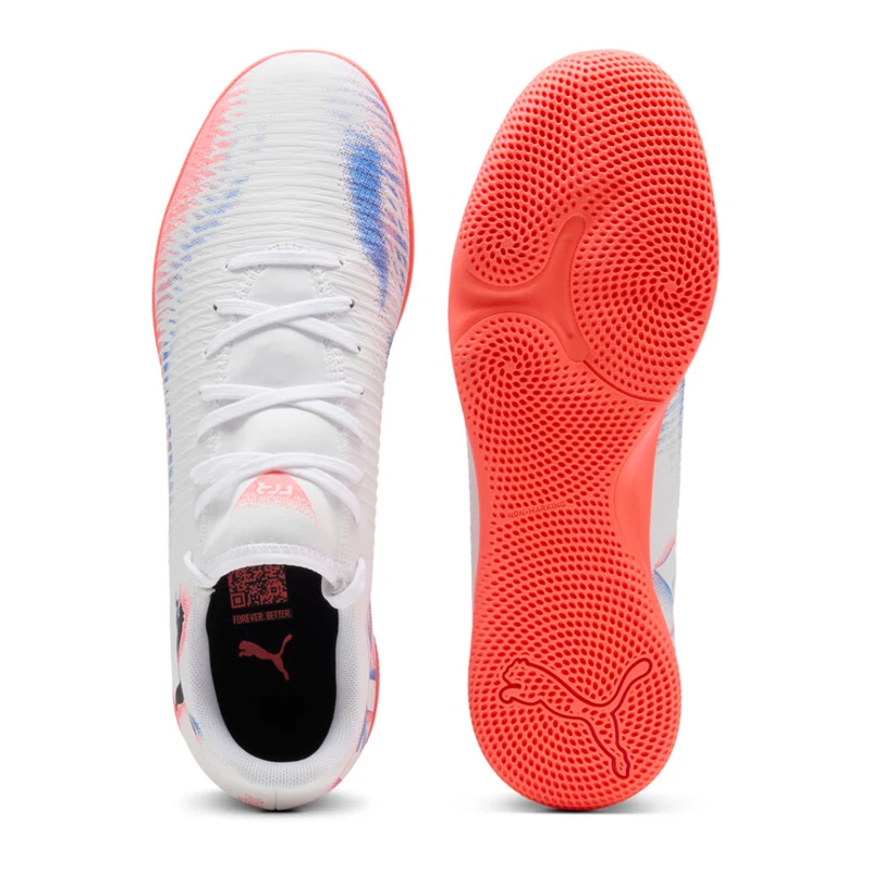 Puma Tenis Future 8 Play It Blanco/Naranja/Azul, para Hombre