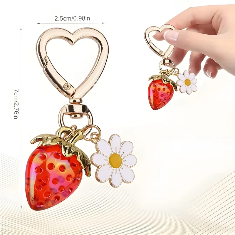 Miomu Llavero para Bolso, Fresita