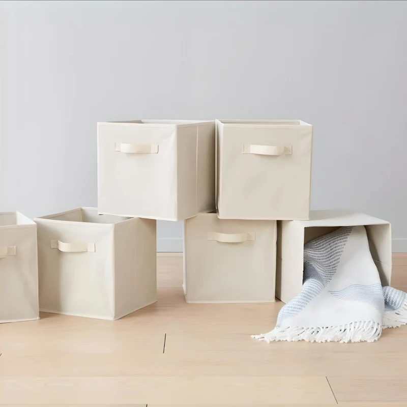 Miomu Caja Plegable de Tela para Organizar, Estilo Gaveta