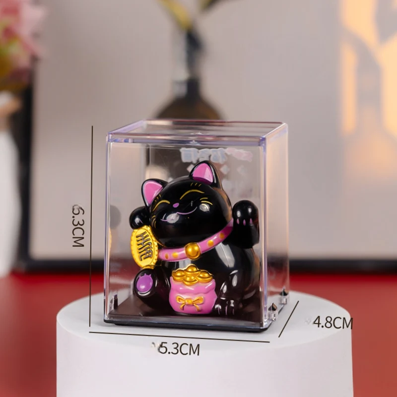Miomu Gato Asiático de la Suerte con Panel Solar