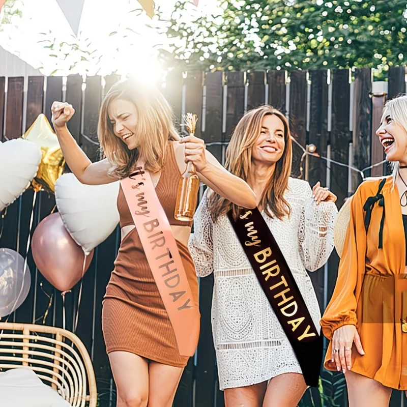 Miomu Bandas Decorativas para Fiesta, It´s My Birthday