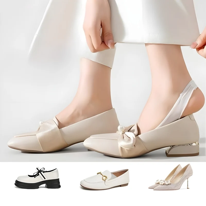 Miomu Calcetas para Tacón o Sandalias de Mujer, Efecto Invisible