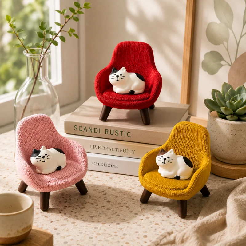 Miomu Adorno Gatito en el Sofá
