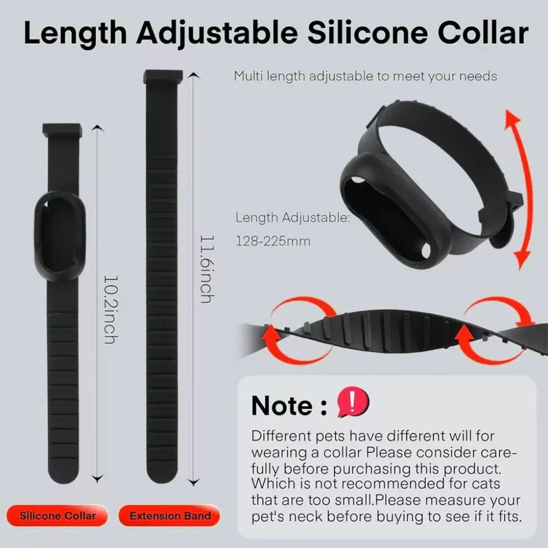 Miomu Cámara para Mascotas con Collar WiFi 1080P