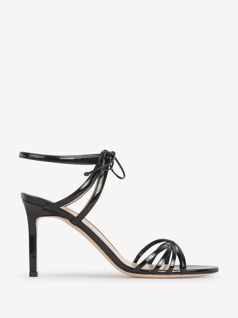Sandalias de Tacón Piel