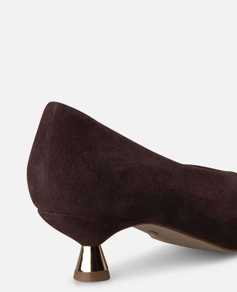 ZAPATO TACÓN CHUPETE DE ANTE