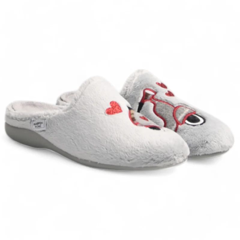 Zapatillas de Casa Marpen Slippers Moto 424IV23 Gris