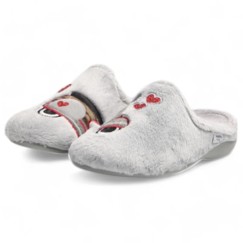 Zapatillas de Casa Marpen Slippers Moto 424IV23 Gris