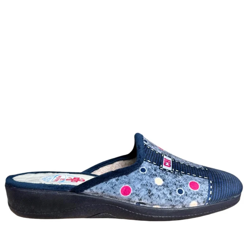 Zapatillas de Casa Natalia Gil Puntos CN 105 Marino