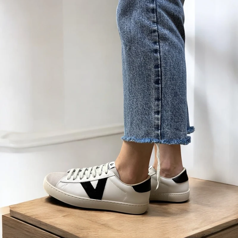 Zapatillas Victoria Berlín Piel & Serraje 1126142 Negro