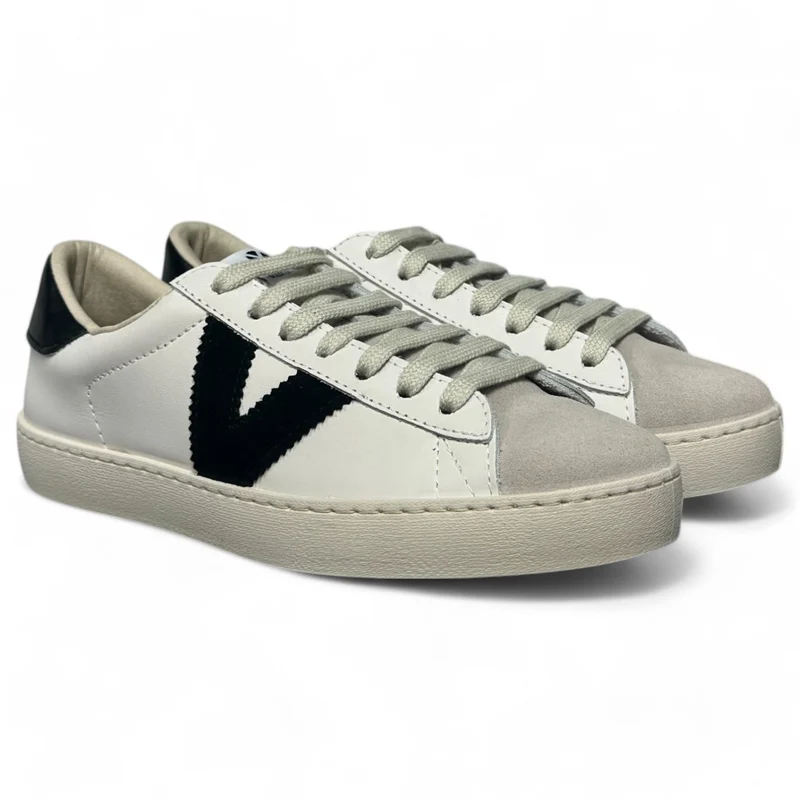 Zapatillas Victoria Berlín Piel & Serraje 1126142 Negro