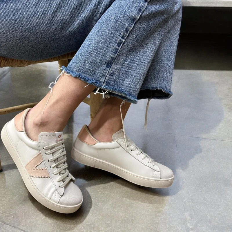 Zapatillas Victoria Berlín Piel & Serraje 1126142 Pomelo