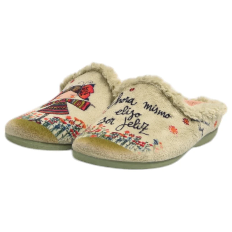 Zapatillas de Casa Vivant Ser Feliz 242135 Manzana