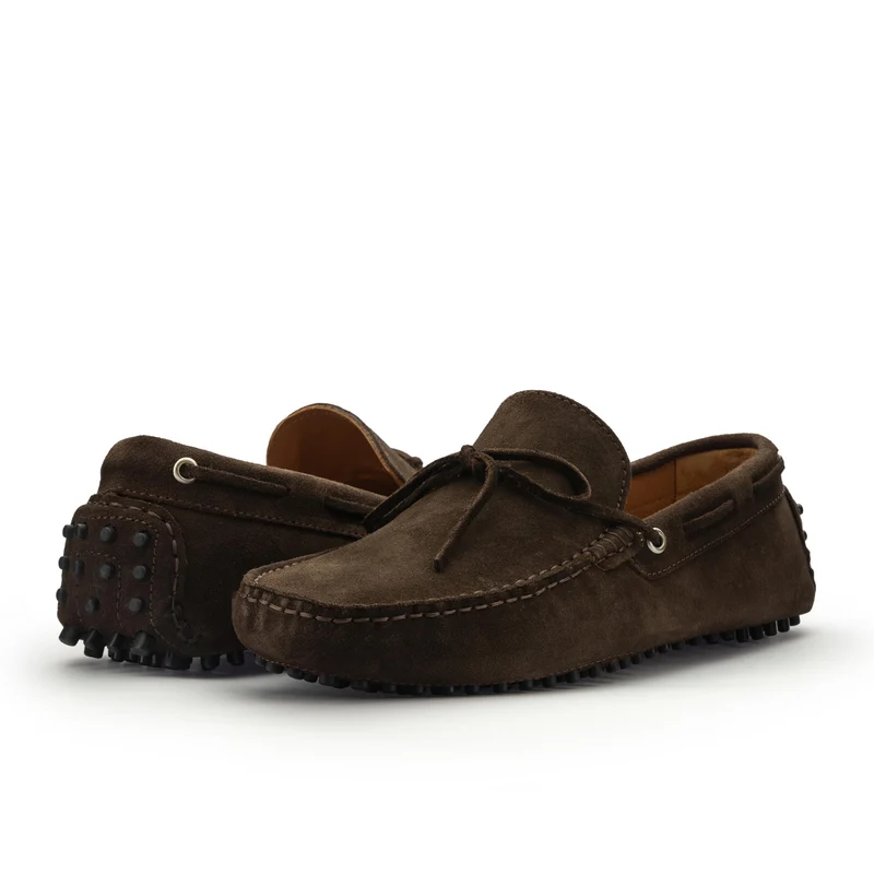 Mocasín serraje marrón NASSAU Castellano