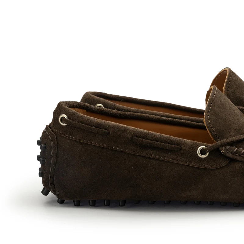Mocasín serraje marrón NASSAU Castellano