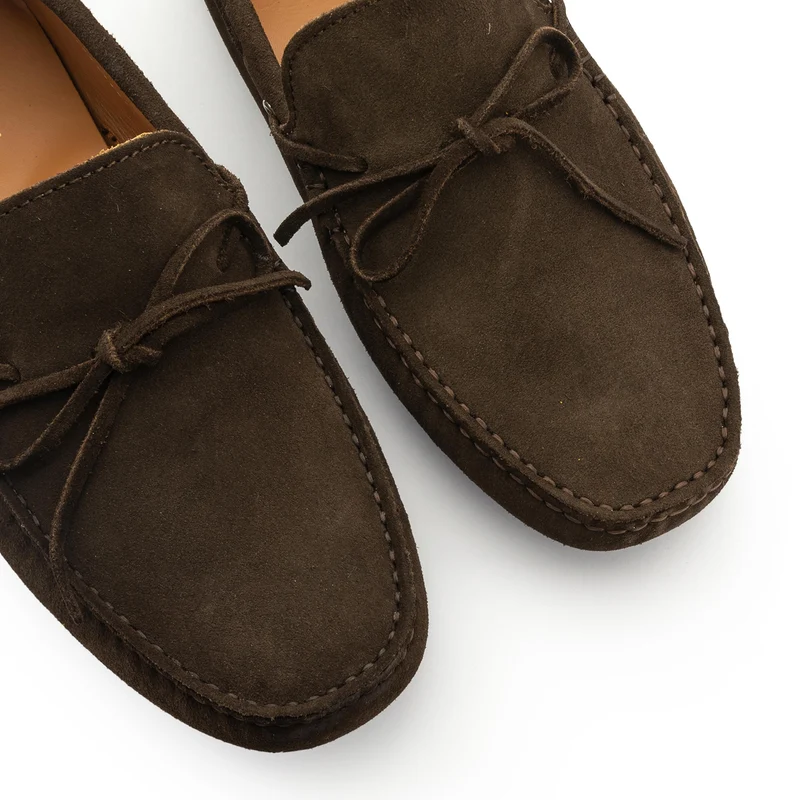 Mocasín serraje marrón NASSAU Castellano