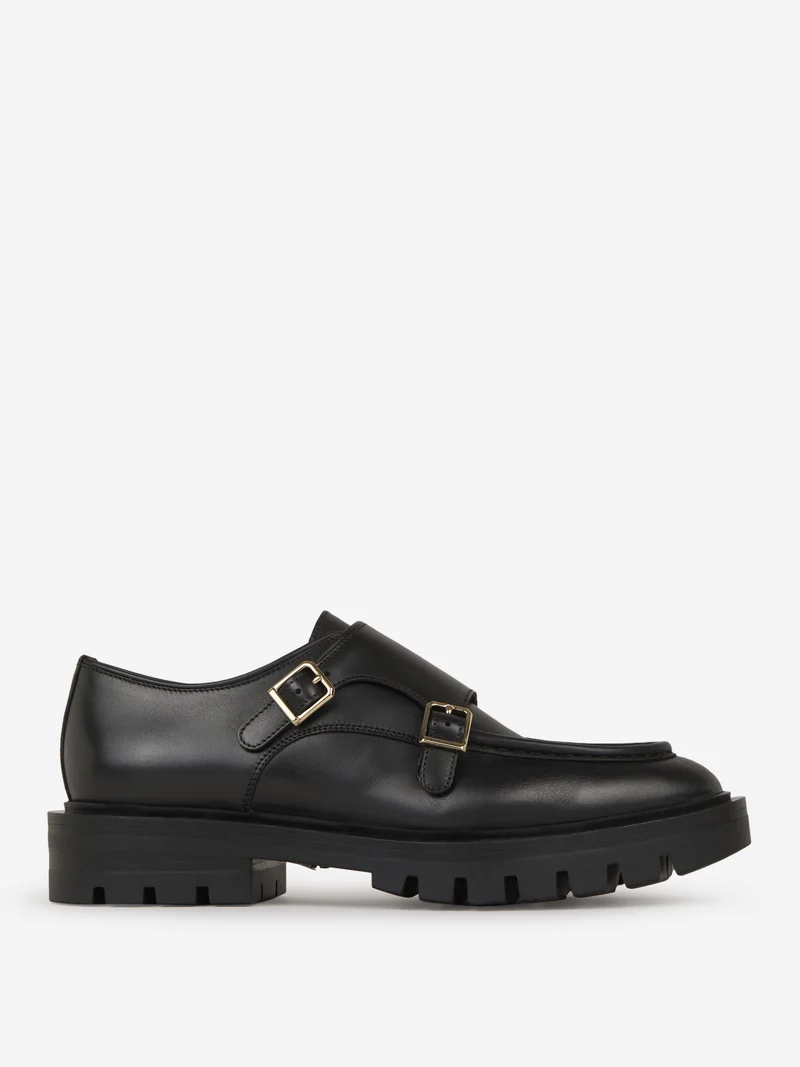 Mocasines Hebillas Piel