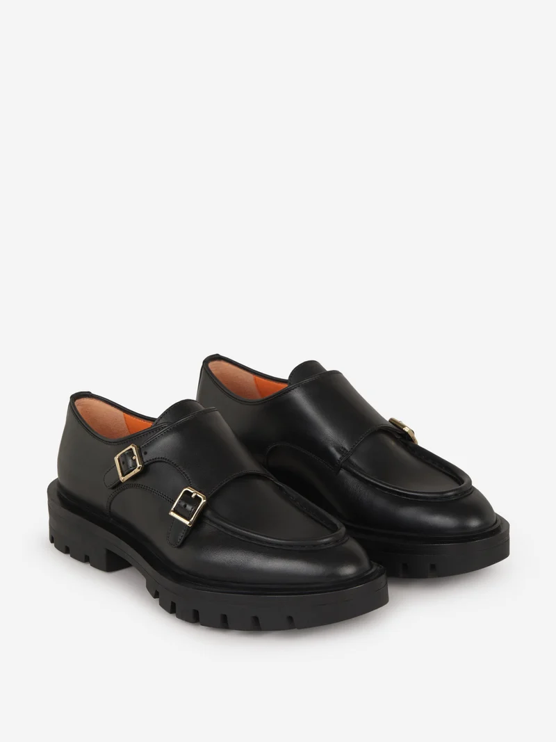 Mocasines Hebillas Piel