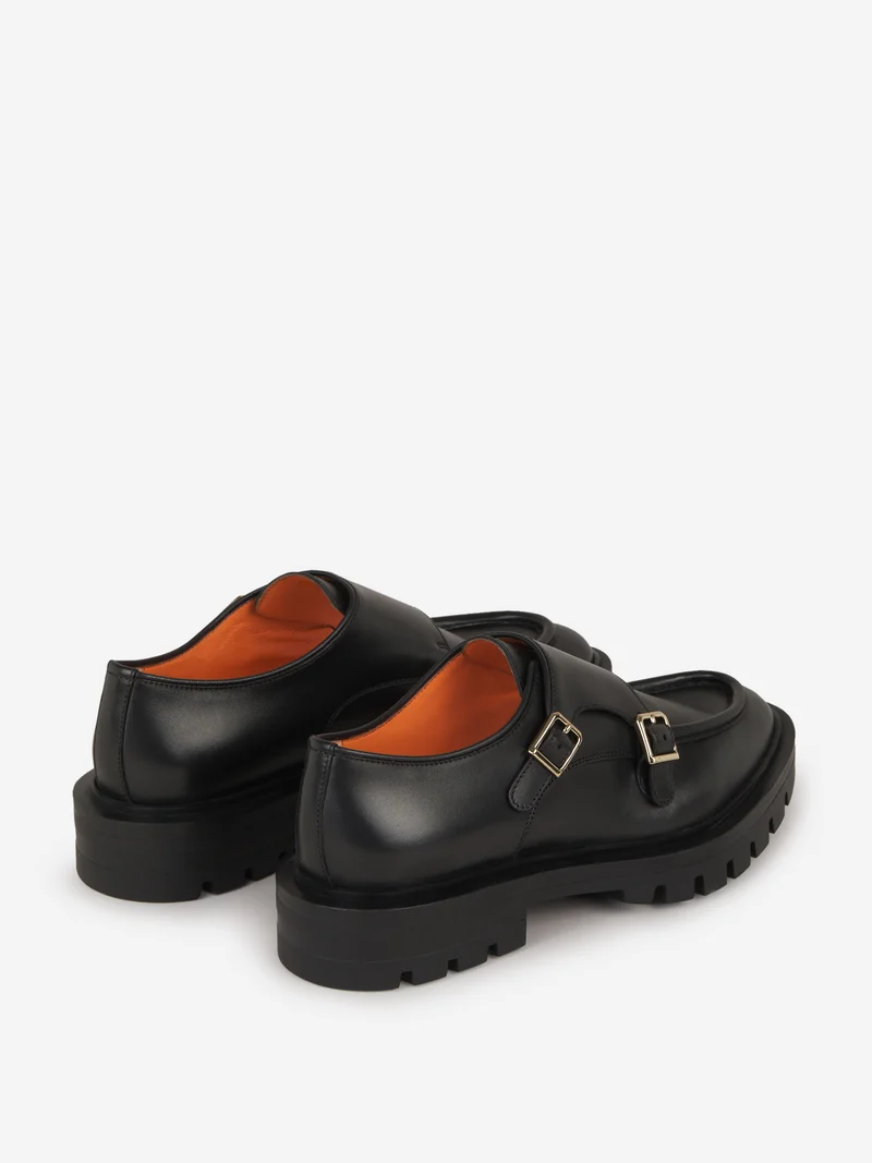 Mocasines Hebillas Piel