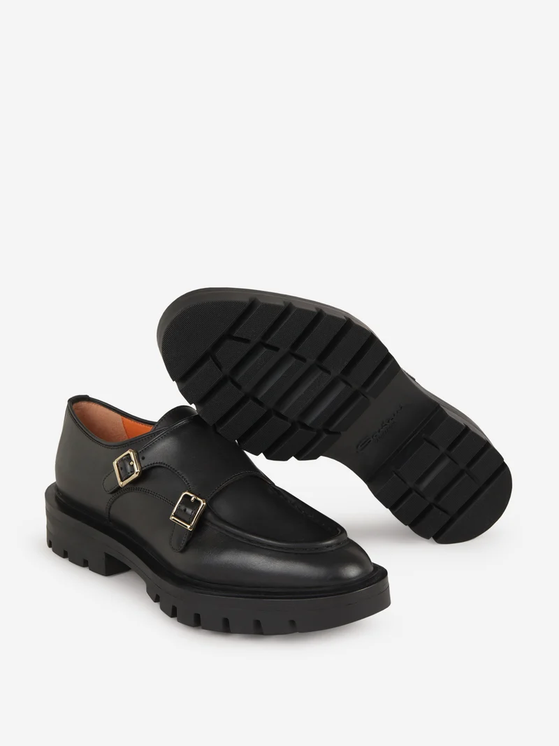 Mocasines Hebillas Piel