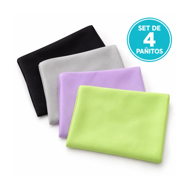 Miomu Set de Pañitos de Microfibra para Limpiar Anteojos