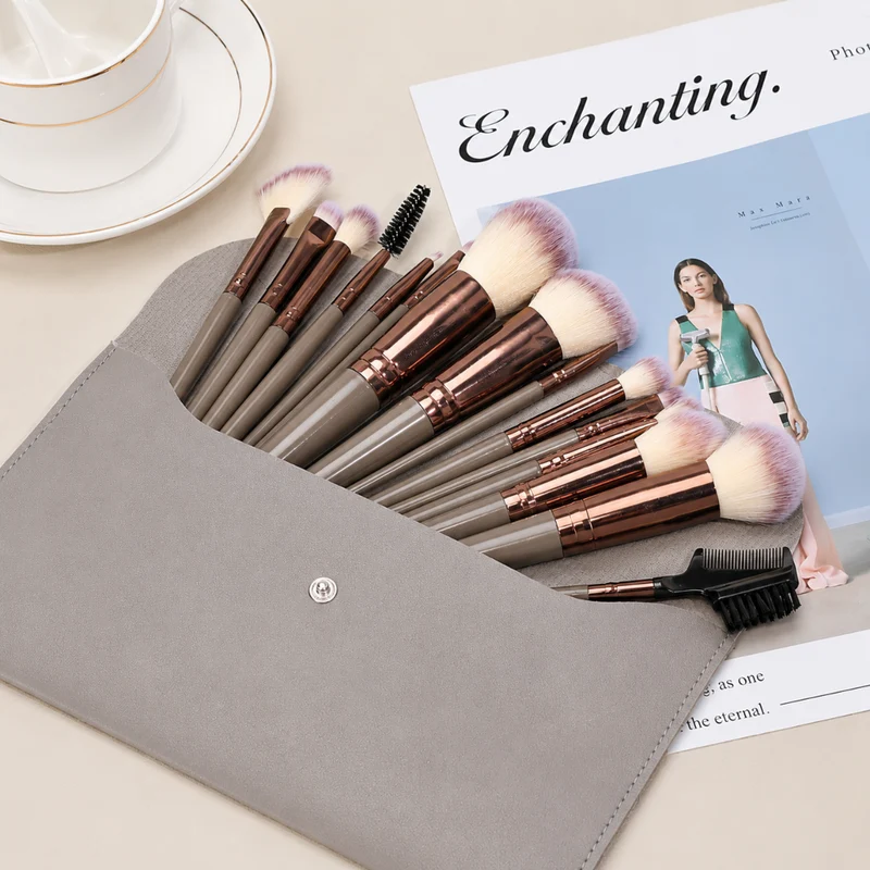 Miomu Set Profesional de Brochas para Maquillaje, 15 Piezas
