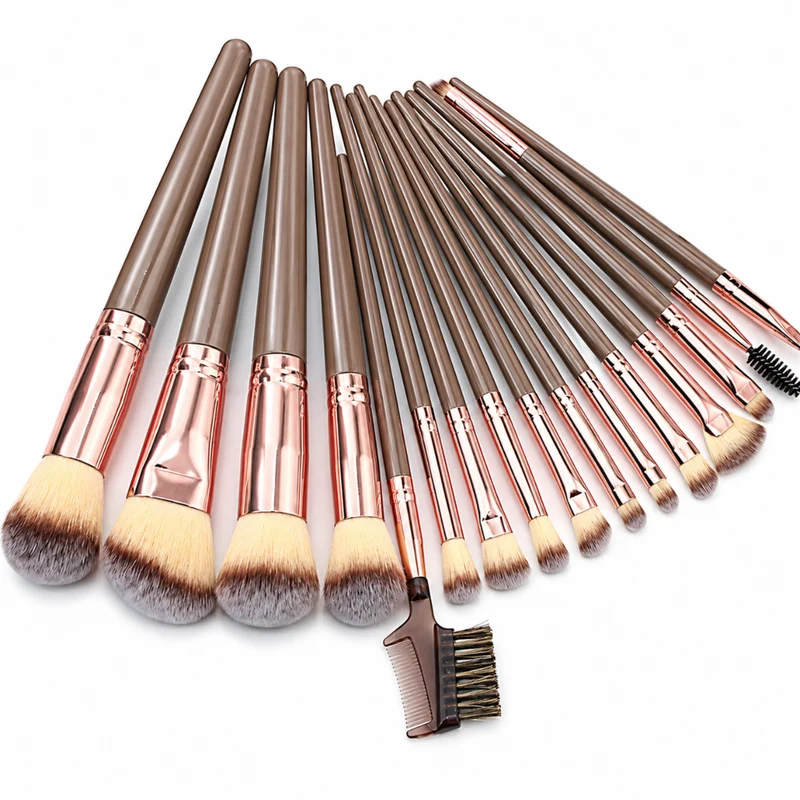 Miomu Set Profesional de Brochas para Maquillaje, 15 Piezas