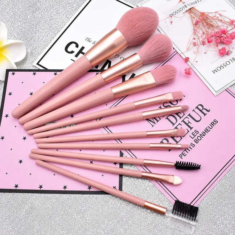 Miomu Set Profesional de Brochas para Maquillaje, 12 Piezas