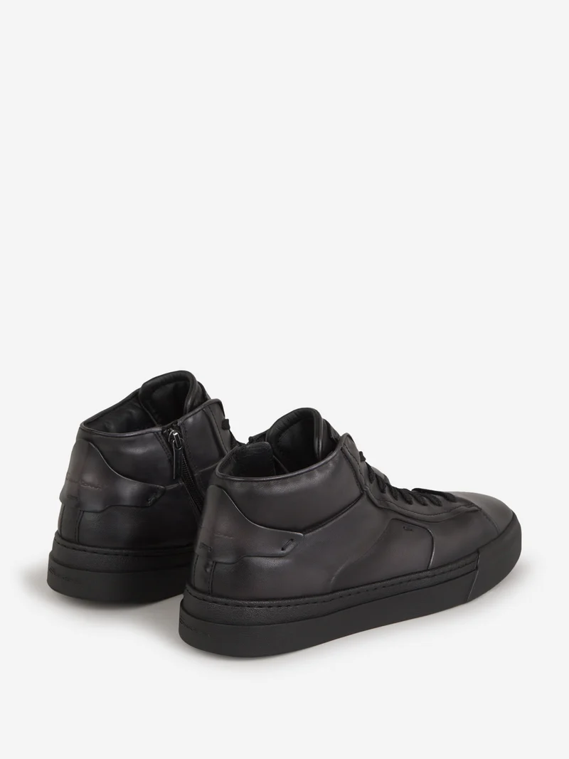 Sneakers Altas Piel