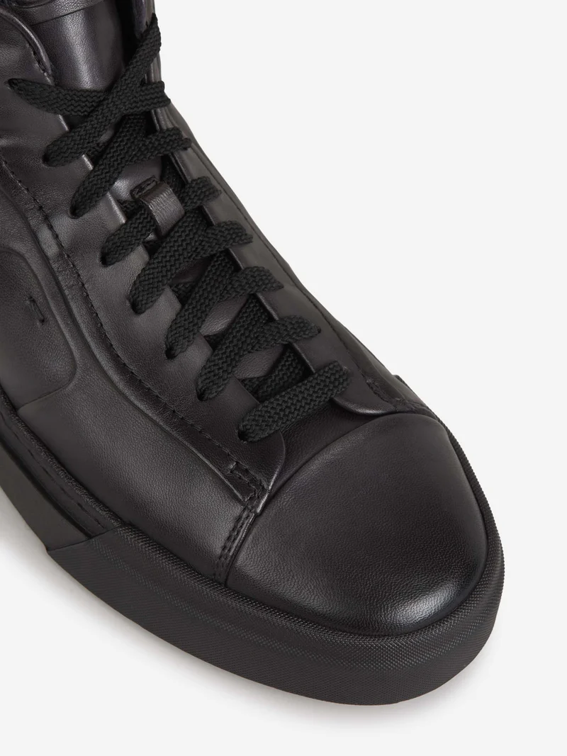 Sneakers Altas Piel