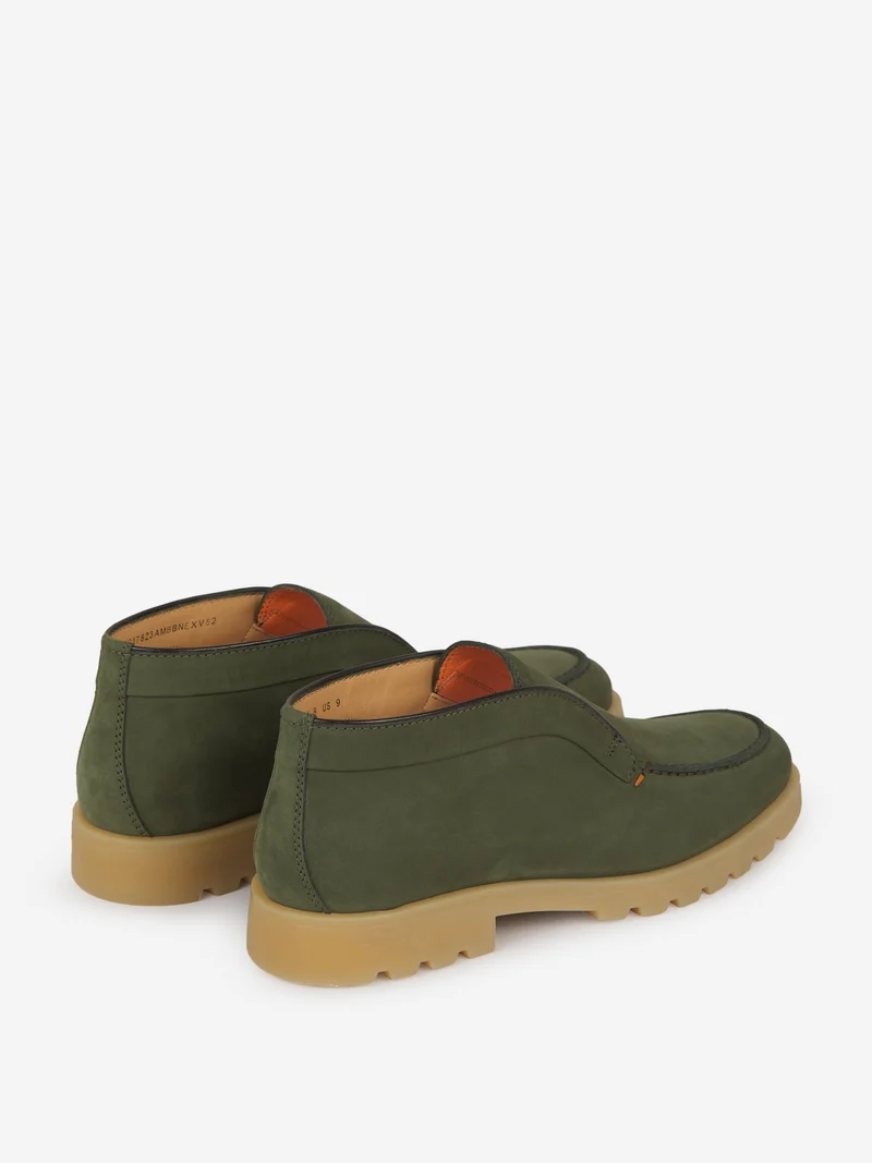 Mocasines Altos Piel Ante