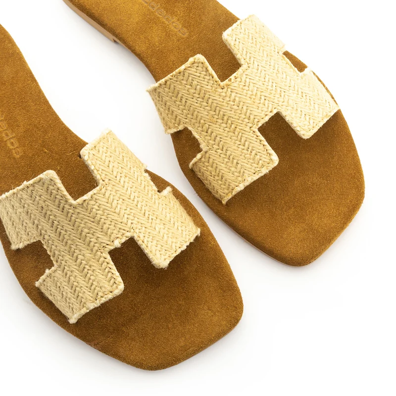 Zueco beige 7844 Pepa & Cris