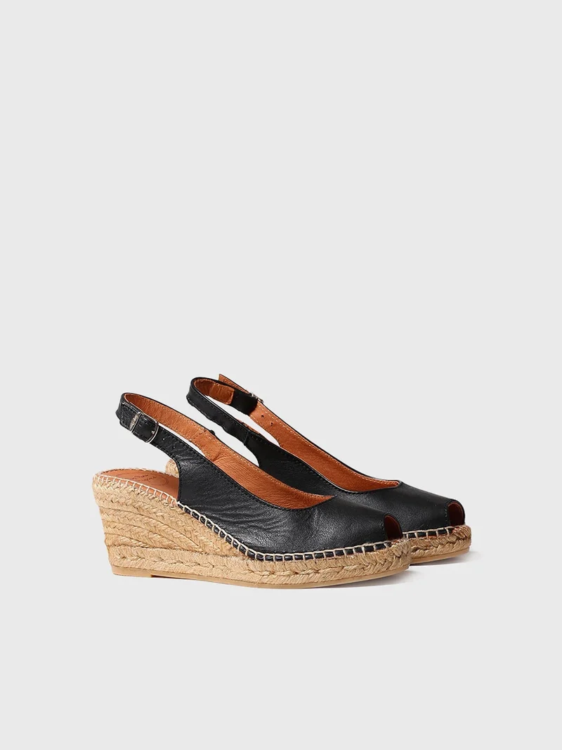 Alpargata de cuña estilo peep toe | CROACIA