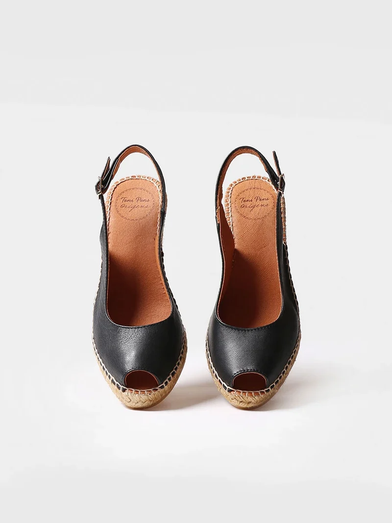 Alpargata de cuña estilo peep toe | CROACIA