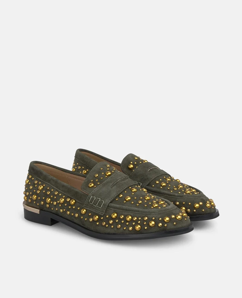 MOCASÍN TACHAS DE PEDRERÍA