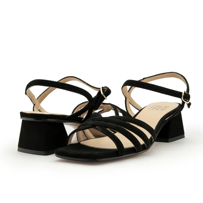 Sandalia ante negro 26026 Joni